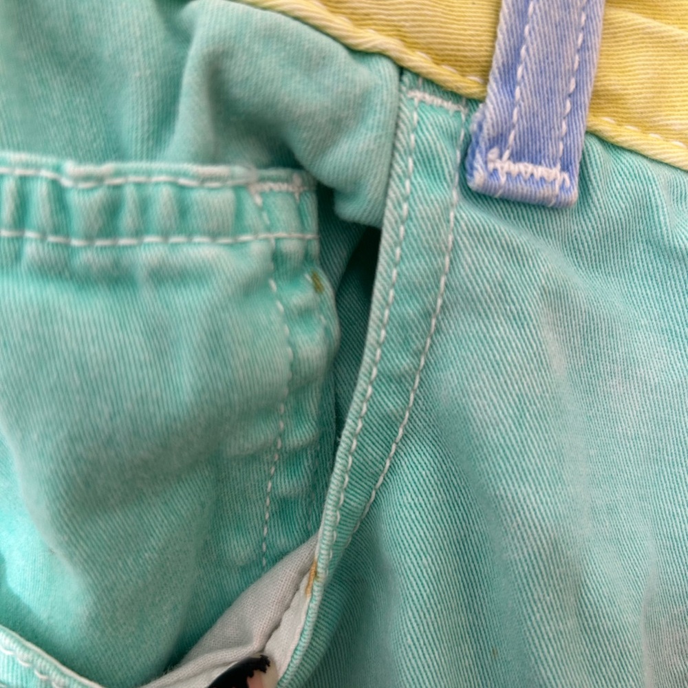 AMERICAN APPAREL Pastel Denim Shorts Vintage Y2K Waist 26/27 - Picture 4 of 10